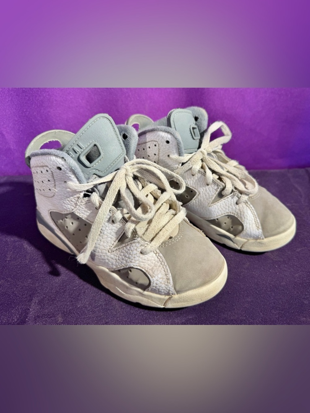 Air Jordan 6 Retro PS preschool Shoes Cool Grey PS DV3605-100 Sz 11 C